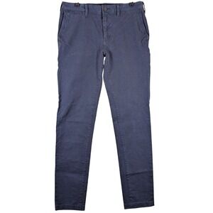 American Eagle Extreme Flex 4 Chino Pants Slim Fit Blue Men's 32x36 (Fits 32x34)